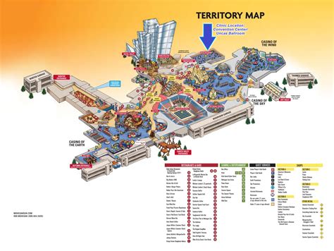 mohegan sun casino floor plan.